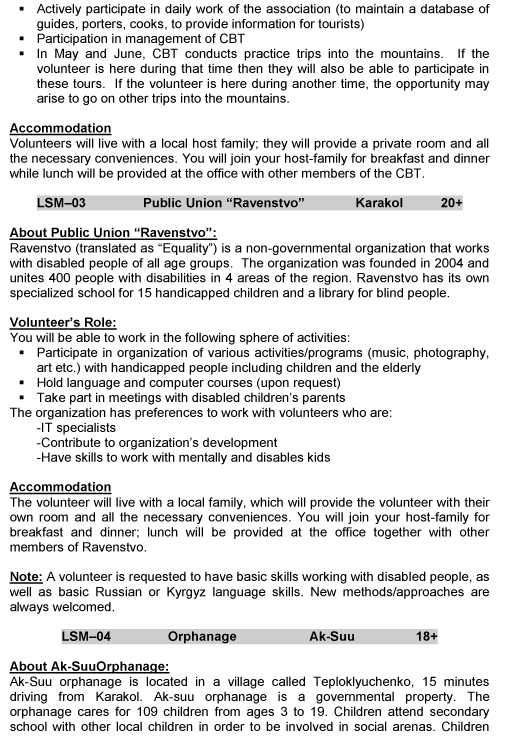 YVO Leadership 2015  Programme